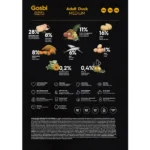Gosbi Exclusive Grain Free Adult Duck Medium Dog 3kg - Imagen 2